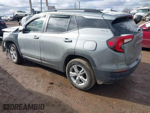 2024 GMC Terrain SLE with VIN 3GKALMEG7RL247464, listed as a IAAI auction lot 41733551 with 17,762 mi miles. Bid and sale history available at carsss.com. Image 3.