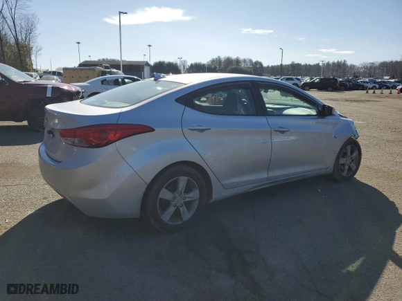 2012 Hyundai Elantra GLS PZEV with VIN 5NPDH4AE2CH077987, listed as a Copart auction lot 47399855 with 125,772 mi miles and Salvage Title. Bid and sale history available at carsss.com. Image 3.