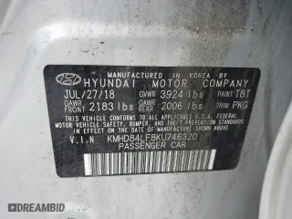 2019 Hyundai Elantra Preferred with VIN KMHD84LF8KU746320, listed as a Copart auction lot 71712984 with 112,343 mi miles and Salvage Title. Bid and sale history available at carsss.com. Image 12.