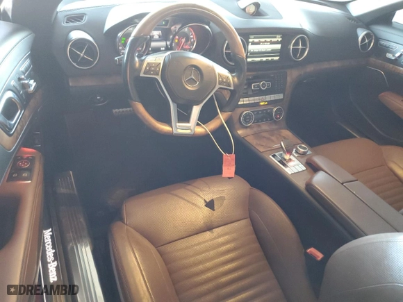 2015 Mercedes-Benz SL-Class SL 550 with VIN WDDJK7DAXFF034551, listed as a Copart auction lot 87262454 with 31,926 mi miles and Salvage Title. Bid and sale history available at carsss.com. Image 8.
