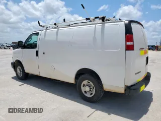 2020 Chevrolet Express Cargo with VIN 1GCWGAFP3L1256261, listed as a Copart auction lot 63351035 with 166,315 mi miles and Clean title. Bid and sale history available at DreamBid. Image 2.