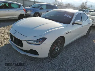 2016 Maserati Ghibli S Q4 with VIN ZAM57RTA8G1169838, listed as a Copart auction lot 46902875 with 89,157 mi miles and Salvage Title. Bid and sale history available at carsss.com. Image 1.