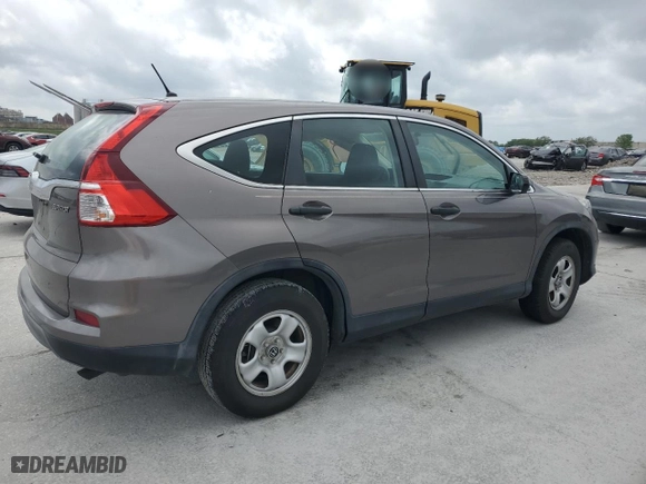 2015 Honda CR-V LX with VIN 3CZRM3H38FG700102, listed as a Copart auction lot 50966415 with 128,223 mi miles and Salvage Title. Bid and sale history available at carsss.com. Image 3.