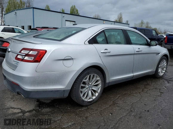 2013 Ford Taurus Limited z VIN 1FAHP2J89DG141683, wystawiony jako Copart lot #52462575 z przebiegiem 77 235 mil mil oraz Czysty tytuł • Clean title. Historia ofert i sprzedaży dostępna na DreamBid. Obrazek 3.