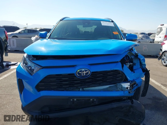 2021 Toyota RAV4 Hybrid LE with VIN 4T3MWRFVXMU023035, listed as a IAAI auction lot 41514191 with 30,669 mi miles. Bid and sale history available at carsss.com. Image 13.