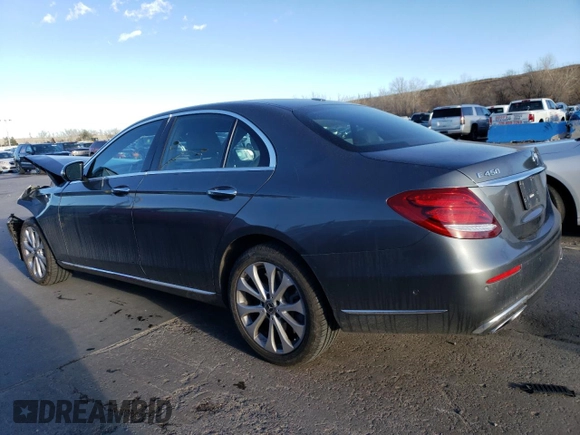 2019 Mercedes-Benz E 450 with VIN WDDZF6JBXKA606613, listed as a Copart auction lot 87020534 with 13,858 mi miles and Salvage Title. Bid and sale history available at DreamBid. Image 2.