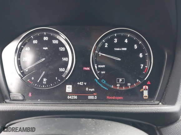 2022 BMW X2 xDrive28i with VIN WBXYJ1C01N5U20171, listed as a IAAI auction lot 41284932 with 64,256 mi miles. Bid and sale history available at carsss.com. Image 7.