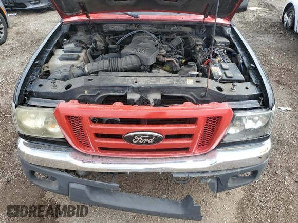 2002 Ford Ranger XL Fleet with VIN 1FTZR45E12TA71296, listed as a Copart auction lot 52533795 with 166,708 mi miles and Salvage Title. Bid and sale history available at DreamBid. Image 11.