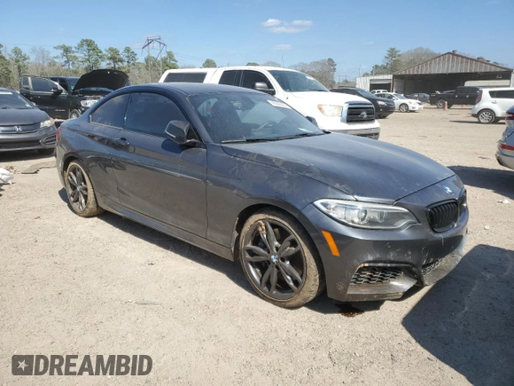 2016 BMW 2 Series M235i with VIN WBA1J7C56GV359624, listed as a Copart auction lot 43569464 with 99,100 mi miles. Bid and sale history available at carsss.com. Image 4.