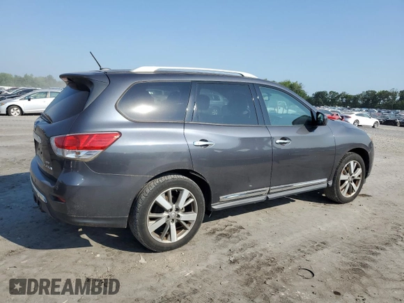 2014 Nissan Pathfinder SL with VIN 5N1AR2MM8EC658847, listed as a Copart auction lot 62462625 with 136,558 mi miles and Clean title. Bid and sale history available at DreamBid. Image 3.