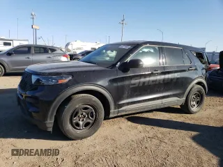2024 Ford Police Interceptor Utility z VIN 1FM5K8AB3RGA47666, wystawiony jako Copart lot #43371865 z przebiegiem 7056 mil mil oraz Szkody całkowita. Historia ofert i sprzedaży dostępna na DreamBid. Obrazek 1.
