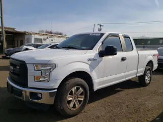 2015 Ford F-150 XLT with VIN 1FTFX1EF6FKF08396, listed as a Copart auction lot 53874515 with 125,740 mi miles and Salvage Title. Bid and sale history available at carsss.com. Image 1.