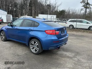 2013 BMW X6 M with VIN 5YMGZ0C57DLL29849, listed as a Copart auction lot 53517205 with 117,400 mi miles and Clean Title. Bid and sale history available at carsss.com. Image 3.