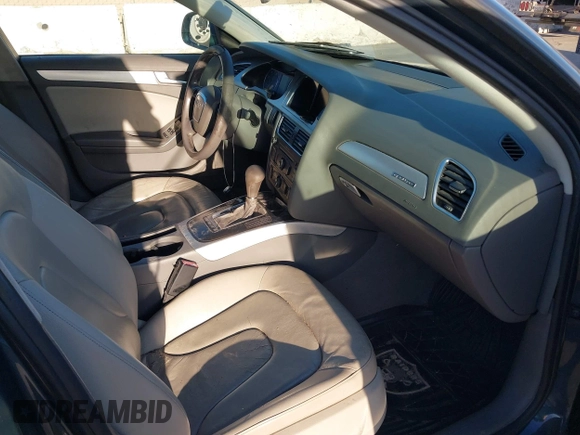 2009 Audi A4 2.0T Prem with VIN WAUVF78K49A177626, listed as a IAAI auction lot 40850835 with 221,536 mi miles. Bid and sale history available at carsss.com. Image 5.