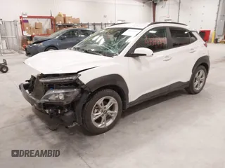 2022 Hyundai Kona SEL with VIN KM8K62AB0NU814275, listed as a IAAI auction lot 41547497 with 58,568 mi miles. Bid and sale history available at carsss.com. Image 17.