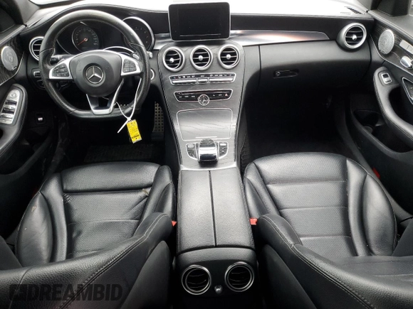 2015 Mercedes-Benz C-Class C 400 with VIN 55SWF6GB5FU034186, listed as a Copart auction lot 46135635 with 140,667 mi miles and Clean Title. Bid and sale history available at carsss.com. Image 8.