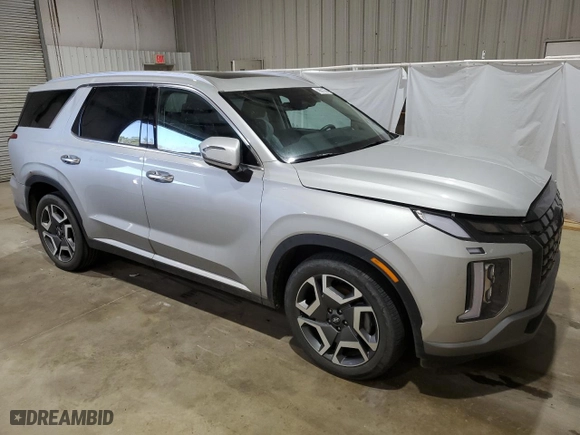 2023 Hyundai Palisade SEL with VIN KM8R44GE5PU614433, listed as a Copart auction lot 48601355 with 31,463 mi miles and Salvage Title. Bid and sale history available at carsss.com. Image 4.