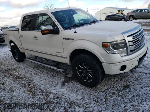 2013 Ford F-150 XL with VIN 1FTFW1ET3DFB74259, listed as a Copart auction lot 44610155 with 217,551 mi miles and Clean Title. Bid and sale history available at carsss.com. Image 4.