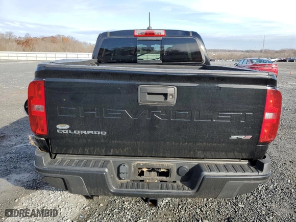 2021 Chevrolet Colorado 4WD ZR2 with VIN 1GCGTEEN8M1232532, listed as a Copart auction lot 85311714 with 41,958 mi miles and Salvage Title. Bid and sale history available at carsss.com. Image 6.