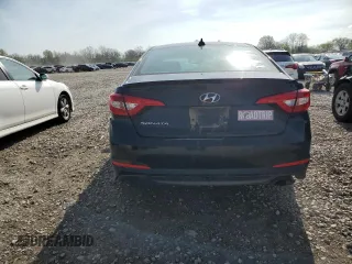 2017 Hyundai Sonata 2.4L with VIN 5NPE24AF1HH552339, listed as a Copart auction lot 53890315 with 139,850 mi miles and Salvage Title. Bid and sale history available at DreamBid. Image 6.