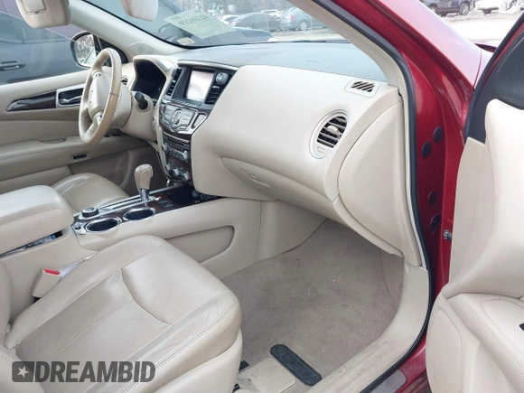 2013 Nissan Pathfinder SV with VIN 5N1AR2MMXDC611804, listed as a IAAI auction lot 41399219 with 185,384 mi miles. Bid and sale history available at carsss.com. Image 5.