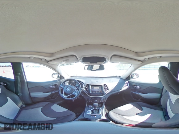 2014 Jeep Cherokee Latitude with VIN 1C4PJMCS4EW227468, listed as a Copart auction lot 52985585 with 183,023 mi miles and Salvage Title. Bid and sale history available at carsss.com. Image 16.