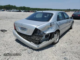 2002 Mercedes-Benz S-Class 4.3L with VIN WDBNG70J22A265355, listed as a Copart auction lot 66661864 with 158,816 mi miles and Salvage Title. Bid and sale history available at carsss.com. Image 4.