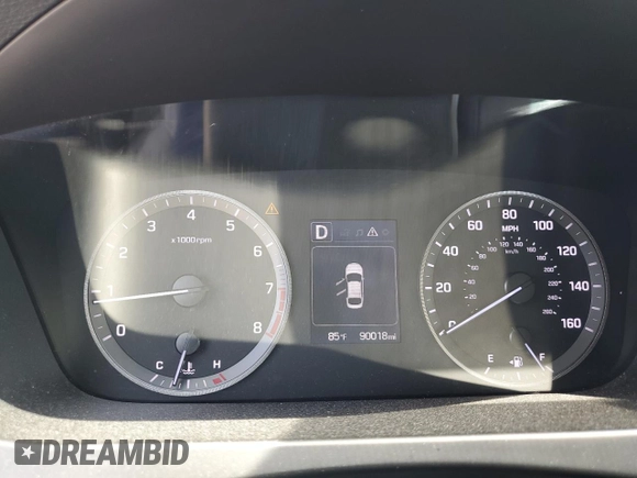 2015 Hyundai Sonata 2.4L SE with VIN 5NPE24AF5FH185412, listed as a Copart auction lot 53329505 with 90,018 mi miles and Salvage Title. Bid and sale history available at carsss.com. Image 9.