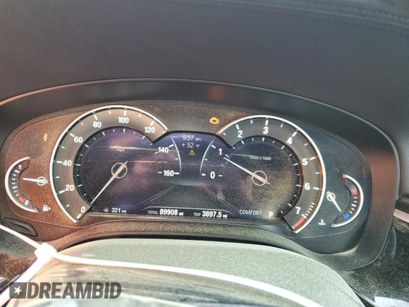 2017 BMW 5 Series 530i xDrive with VIN WBAJA7C30HWA70347, listed as a Copart auction lot 49406155 with 89,908 mi miles and Salvage Title. Bid and sale history available at carsss.com. Image 9.