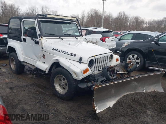 1997 Jeep Wrangler Sahara with VIN 1J4FY49S1VP503639, listed as a IAAI auction lot 41708134 with 102,196 mi miles and . Bid and sale history available at carsss.com. Image 1.