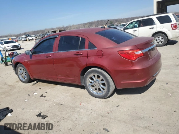 2012 Chrysler 200 LX with VIN 1C3CCBAB2CN117509, listed as a Copart auction lot 48689545 with 243,553 mi miles and Salvage Title. Bid and sale history available at carsss.com. Image 2.