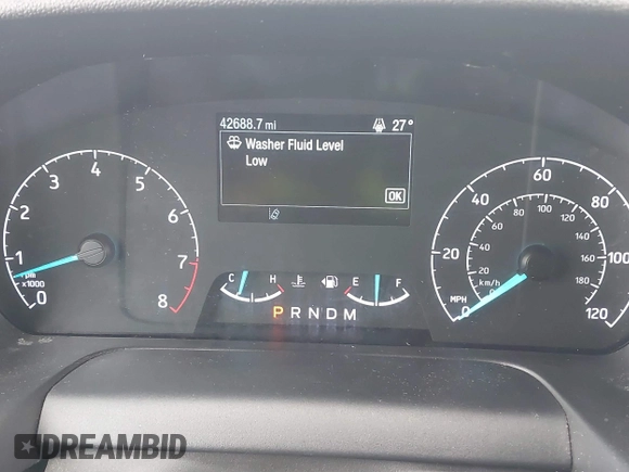 2023 Ford Transit Cargo with VIN 1FTBR2X87PKA51211, listed as a IAAI auction lot 41631315 with 42,688 mi miles and . Bid and sale history available at DreamBid. Image 7.