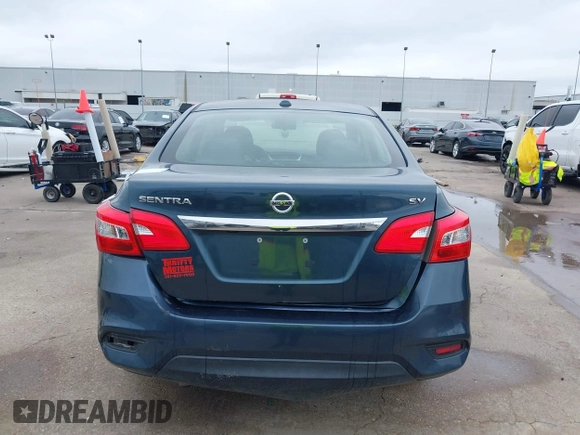 2017 Nissan Sentra SV with VIN 3N1AB7AP9HY349181, listed as a IAAI auction lot 41080220 with Not Provided miles and . Bid and sale history available at DreamBid. Image 16.