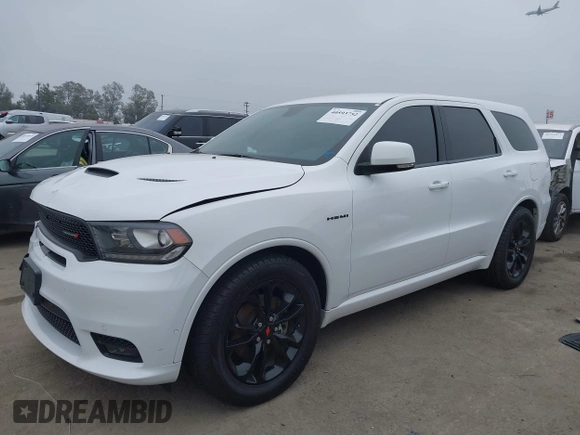 2020 Dodge Durango R/T with VIN 1C4SDHCT3LC204618, listed as a IAAI auction lot 40593752 with 42,015 mi miles and . Bid and sale history available at DreamBid. Image 17.