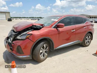 2019 Nissan Murano S with VIN 5N1AZ2MJ3KN130364, listed as a Copart auction lot 60970605 with 91,902 mi miles and Clean title. Bid and sale history available at DreamBid. Image 1.