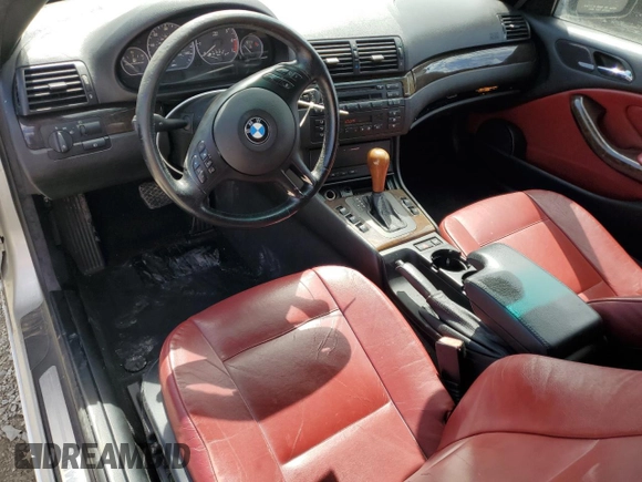 2001 BMW 3 Series 330Ci with VIN WBABS53401JU86736, listed as a Copart auction lot 58272325 with Not provided miles and Salvage title. Bid and sale history available at DreamBid. Image 8.