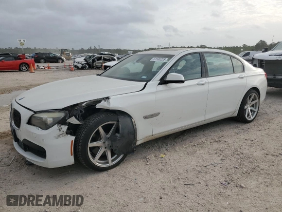 2011 BMW 7 Series 750Li with VIN WBAKB8C51BC852154, listed as a Copart auction lot 51530235 with 109,691 mi miles and Salvage Title. Bid and sale history available at carsss.com. Image 1.