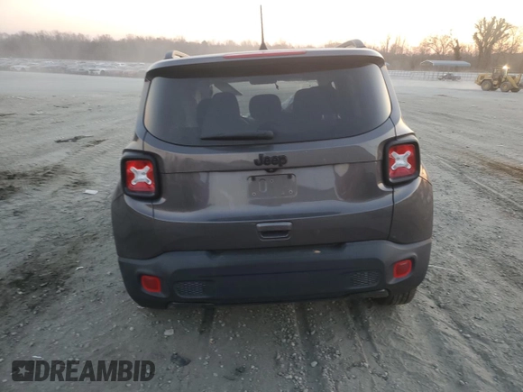 2020 Jeep Renegade Altitude with VIN ZACNJABBXLPL82749, listed as a Copart auction lot 46666725 with 92,612 mi miles and Salvage Title. Bid and sale history available at DreamBid. Image 6.