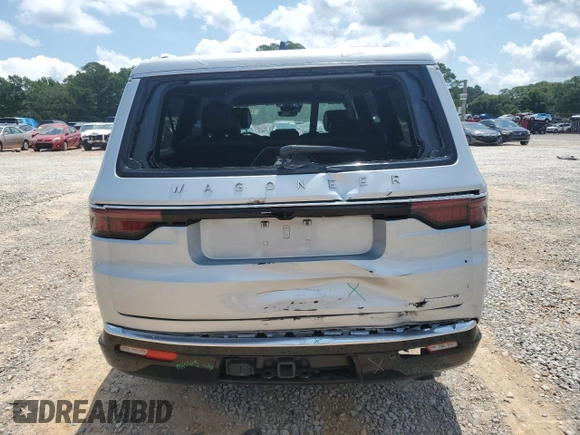 2024 Jeep Wagoneer Series II с VIN 1C4SJRBP0RS120323, выставлен на аукционе Copart как лот 57399555 с пробегом 28 006 миль миль и Чистый • Clean title. История ставок и продаж доступна на DreamBid. Изображение 6.