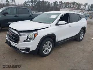 2024 GMC Terrain SLE with VIN 3GKALTEG9RL377059, listed as a IAAI auction lot 41792446 with 11,930 mi miles. Bid and sale history available at carsss.com. Image 2.