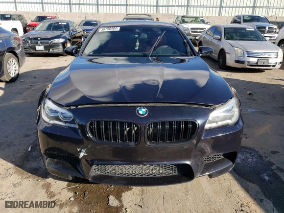 2016 BMW M5 with VIN WBSFV9C57GD595836, listed as a Copart auction lot 38796484 with 48,561 mi miles and Salvage Title. Bid and sale history available at carsss.com. Image 5.