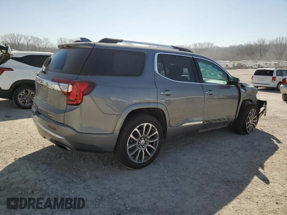 2021 GMC Acadia Denali с VIN 1GKKNXLS2MZ201047, выставлен на аукционе Copart как лот 48813225 с пробегом 44 394 миль миль и Списание • Salvage title. История ставок и продаж доступна на DreamBid. Изображение 3.
