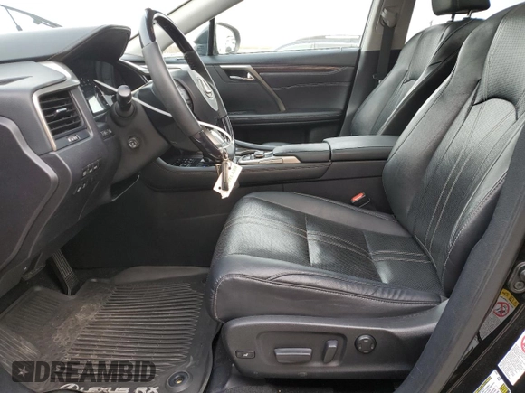 2016 Lexus RX 350 with VIN 2T2BZMCA4GC044136, listed as a Copart auction lot 85436384 with 88,242 mi miles and Salvage Title. Bid and sale history available at DreamBid. Image 7.