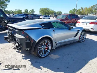 2016 Chevrolet Corvette Z06 2LZ with VIN 1G1YS2D63G5601917, listed as a IAAI auction lot 41829874 with 17,305 mi miles. Bid and sale history available at carsss.com. Image 4.