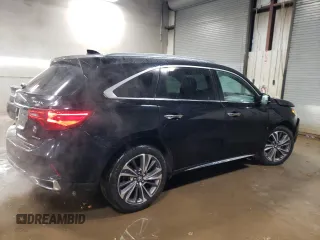 2019 Acura MDX Technology with VIN 5J8YD4H54KL034427, listed as a Copart auction lot 87233334 with 81,896 mi miles and Salvage title. Bid and sale history available at DreamBid. Image 3.