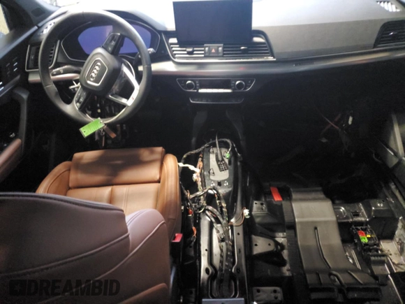2024 Audi Q5 S line Premium Plus with VIN WA1EAAFYXR2071191, listed as a Copart auction lot 55769805 with 15,356 mi miles and Salvage title. Bid and sale history available at DreamBid. Image 8.