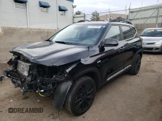 2023 Kia Seltos Nightfall with VIN KNDEUCA22P7417438, listed as a Copart auction lot 41137734 with 13,865 mi miles and Salvage Title. Bid and sale history available at carsss.com. Image 1.