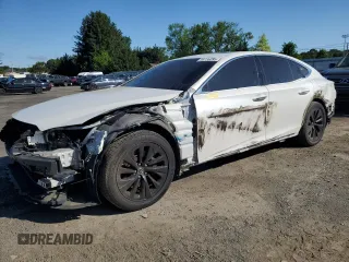2018 Lexus LS 500 with VIN JTHC51FF5J5005150, listed as a Copart auction lot 56736095 with 96,695 mi miles and Salvage title. Bid and sale history available at DreamBid. Image 1.