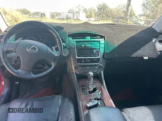 2006 Lexus IS 250 with VIN JTHCK262762007289, listed as a Copart auction lot 45382615 with 106,668 mi miles and Clean Title. Bid and sale history available at DreamBid. Image 9.
