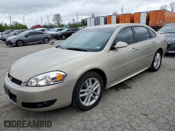 2012 Chevrolet Impala LTZ with VIN 2G1WC5E33C1103805, listed as a Copart auction lot 49508574 with 104,593 mi miles and Non Repairable. Bid and sale history available at DreamBid. Image 1.